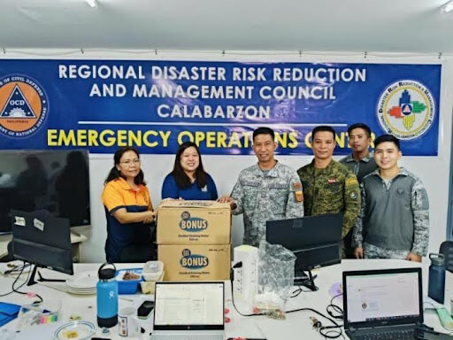 Taisei Philippine Construction Inc. Supports Typhoon Khristine Victims with Goods Donation through Philippine Airforce Civil Military Operations Group